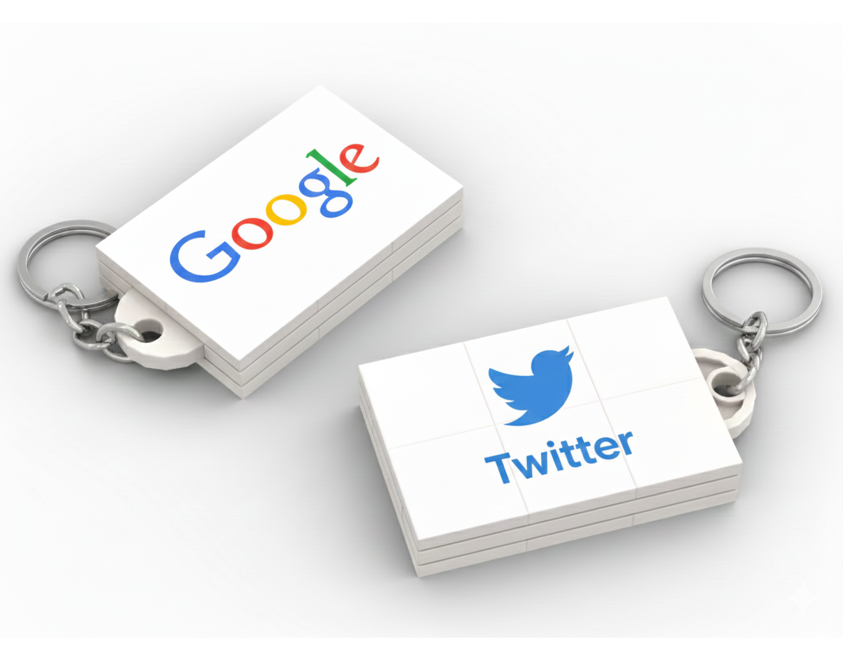 LEGO Fliese mit Logodruck