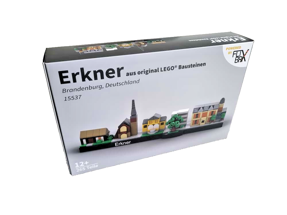 Individuelle Skyline aus LEGO®-Steinen – Beispiel Stadt Erkner