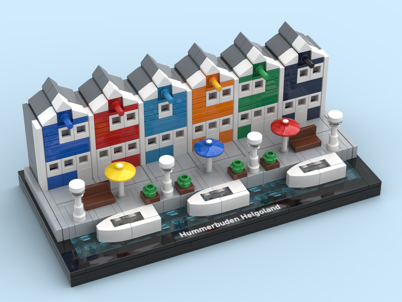 Individuelle Themen-Skyline aus LEGO®-Bausteinen