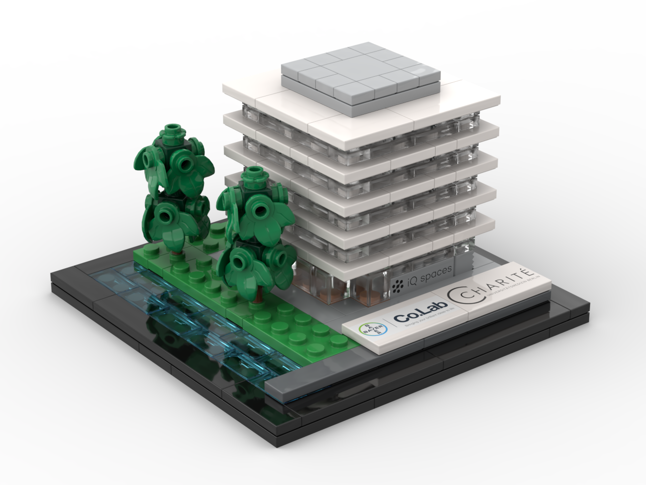 Individuelles Mini-Gebäudemodell aus LEGO®-Bausteinen als Firmengeschenk oder Giveaway