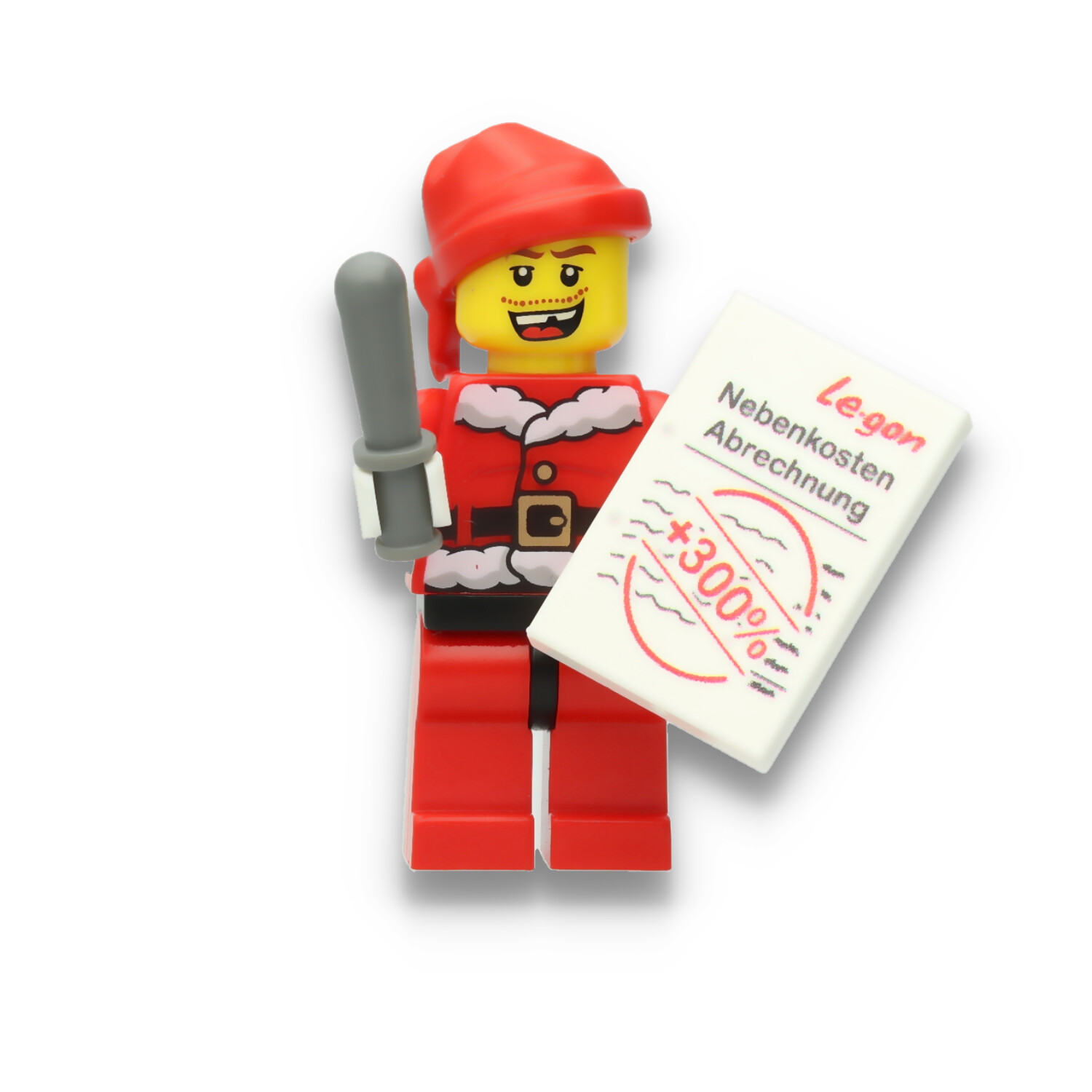 Individuelle Weihnachtsfigur mit komplett bedruckten LEGO Elementen