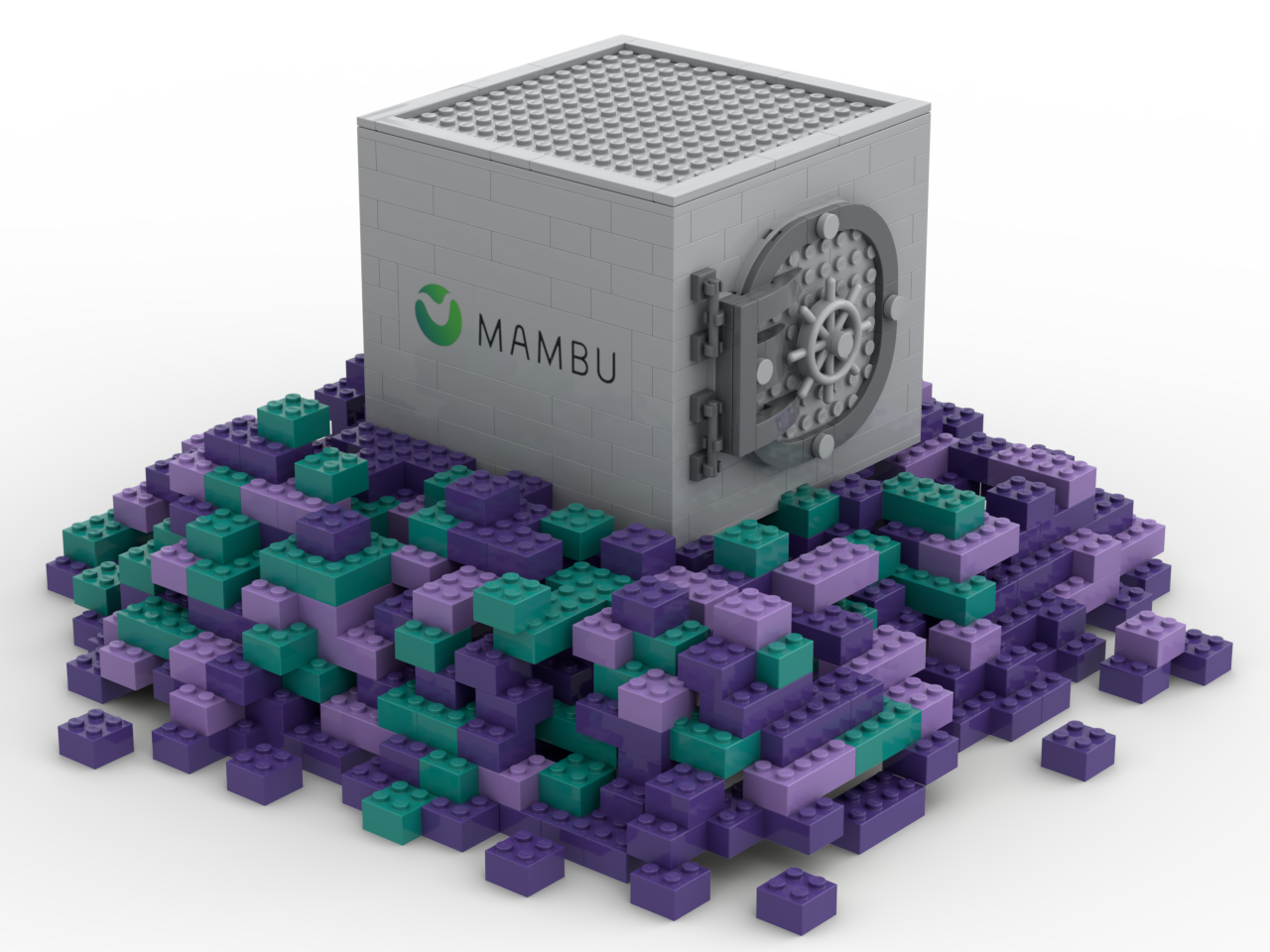 Individueller Tresor aus LEGO®-Bausteinen